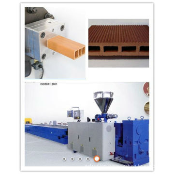 WPC wood plastic composite profile production machine